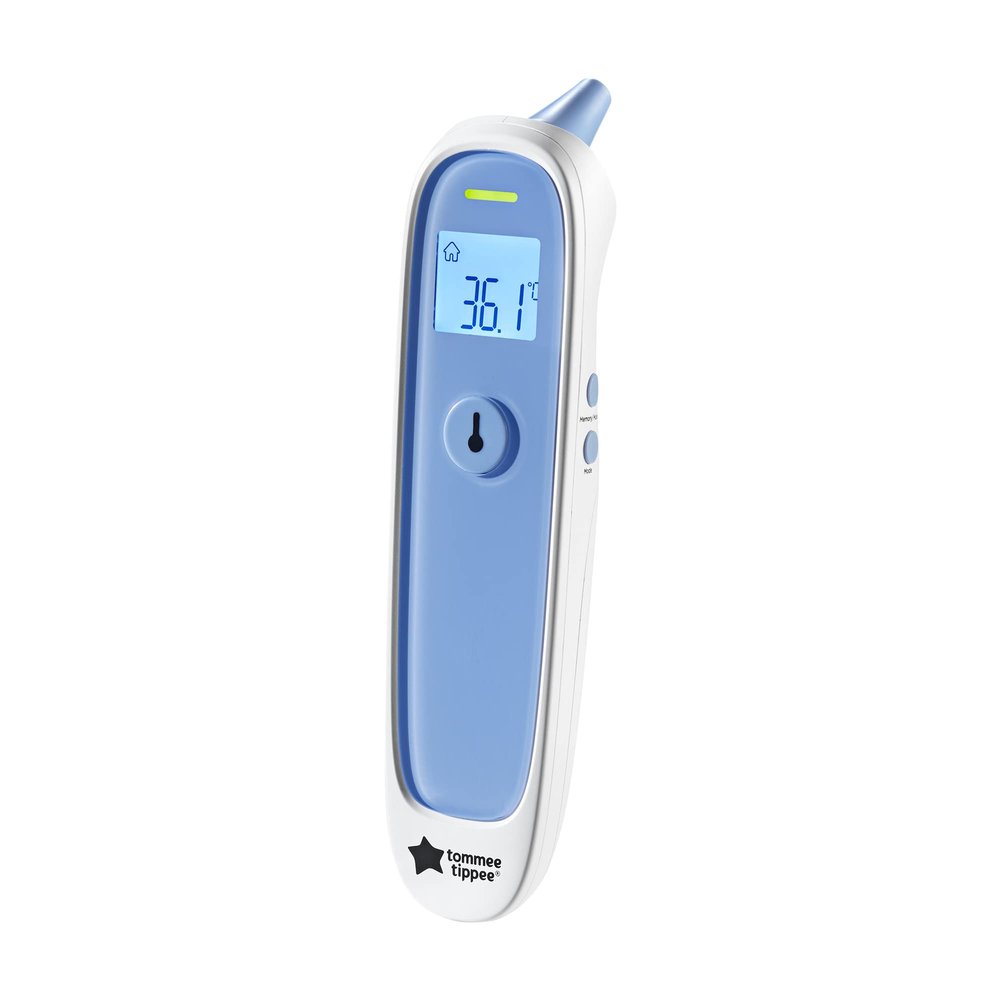 Tommee Tippee InEar Digital Thermometer, Suitable for 3m+, Essentials for Newborn Baby, 1 Second Instant Readings in Choice of C or F