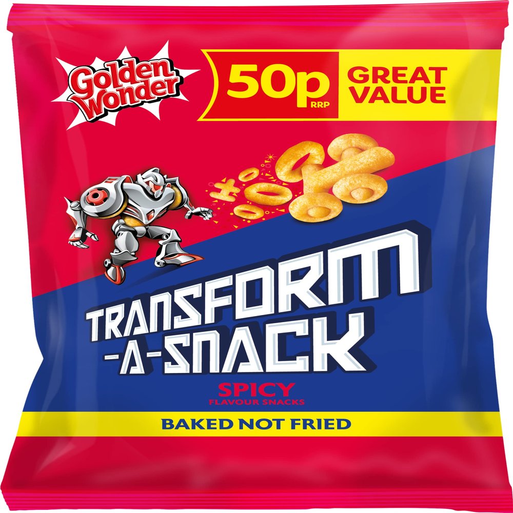 Golden Wonder, Transform-a-Snack, Spicy, 30 x 27g