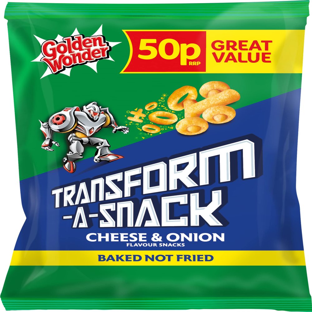 Golden Wonder, Transform-a-Snack, Cheese & Onion, 30 x 27g