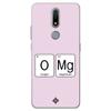 Movilshop Case for [ Nokia 2.4 ] Cool Phrases [ Oxygen + Magnesium  GMO] Transparent Flexible Silicone Case Cover Gel for Smartphone. view 1