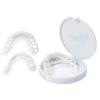 Giural 2 Pairs Denture Teeth Venners Fake Teeth Instant Perfect Smile Denture Temporary Braces Snap on Your Confident Smile Cover The Imperfect Teeth for Man And Women 2 Upper And 2 Lower view 2