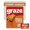 Graze - Healthy Snacks - Vegan Sticky Toffee Cereal & Snack Bars- 28x30g view 1