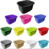 11 Litres Washing Up Bowl Rectangular Plastic Multi-Purpose Basin Mixing Sink Tidy Organizers (Sky Blue) view 2
