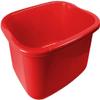 11 Litres Washing Up Bowl Rectangular Plastic Multi-Purpose Basin Mixing Sink Tidy Organizers (Red) view 1