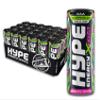 Hype Energy XTRA Watermelon Energy Drink - 24x250ml | Caffeine Content, Taurine & 4x B-Vitamins | Vegan, Gluten & Sugar Free | Amino Acid Boost and Juicy Watermelon Fusion view 1
