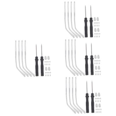 STOBOK 8sets Glasses Arm Replacement Metal Eyeglasses Arms Legs for Eyeglasses Replacement Parts Use for Glasses Temple Repair