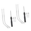 STOBOK 8sets Glasses Arm Replacement Metal Eyeglasses Arms Legs for Eyeglasses Replacement Parts Use for Glasses Temple Repair view 2