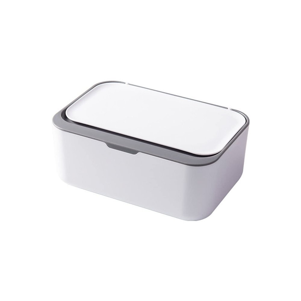 SISWIM Tissue Box Paper towel box cover, rectangular paper towel box cover with anti-skid bottom, suitable for families, offices, cars 7.5 "X5.1 X3.1 Tissue Paper Napkin Holder (Color : Grey)