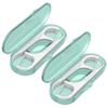 Hrippy Toothpicks Sticks Set 2 Boxes Portable Dental Floss Cases Picks Teeth Oral Cleaning Tools with Storage Box for Family Hotel Travel view 1