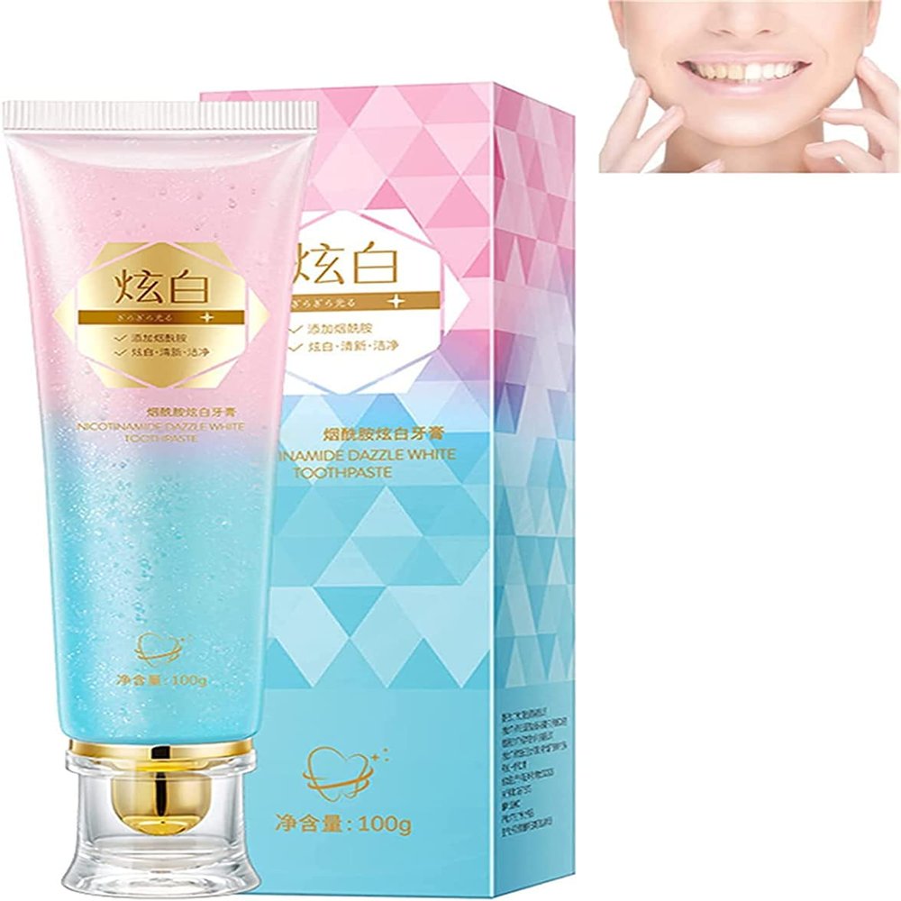 Whitening Toothpaste Fresh Breath Niacinamide Teeth Whitening Toothpaste Strong Stain Removing Toothpaste