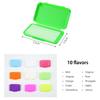 10Box Dental Wax for Braces, Silicone Orthodontic Wax Brace Wax with Fruit Smell for Brace Wearers Gum Protection Oral Care view 2