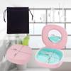 2 Pack Retainer Case with Vent Holes, Mirrors,Compatible with Invisalign,Night Guards,and Mouth Guards Case - Includes Storage Bag,Slim Aligner Remover Tool,Chew & Brush,Travel Essentials Black Pink view 2