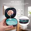 2 Pack Retainer Case with Vent Holes, Mirrors,Compatible with Invisalign,Night Guards,and Mouth Guards Case - Includes Storage Bag,Slim Aligner Remover Tool,Chew & Brush,Travel Essentials Black Pink view 3