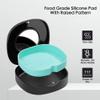2 Pack Retainer Case with Vent Holes, Mirrors,Compatible with Invisalign,Night Guards,and Mouth Guards Case - Includes Storage Bag,Slim Aligner Remover Tool,Chew & Brush,Travel Essentials Black Pink view 4