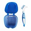 Denture Bath Box Organizer Dental False Teeth Storage Box with Hanging Net Container Cleaning Teeth Cases Artificial Tooth Boxes view 1