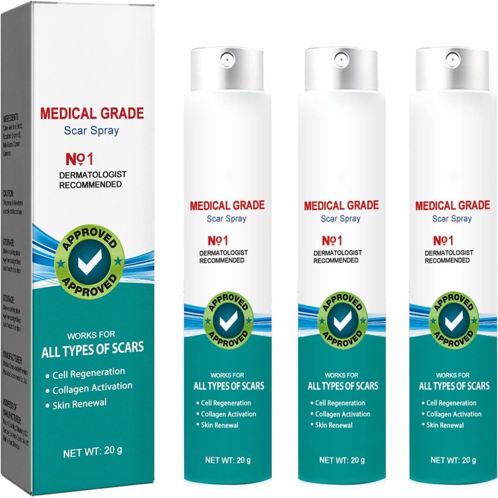 DUBUSH Scarremove Advanced Scar Removal Spray Facial Acne Scar Spray Removes Old and New Scars in Just 2 Weeks