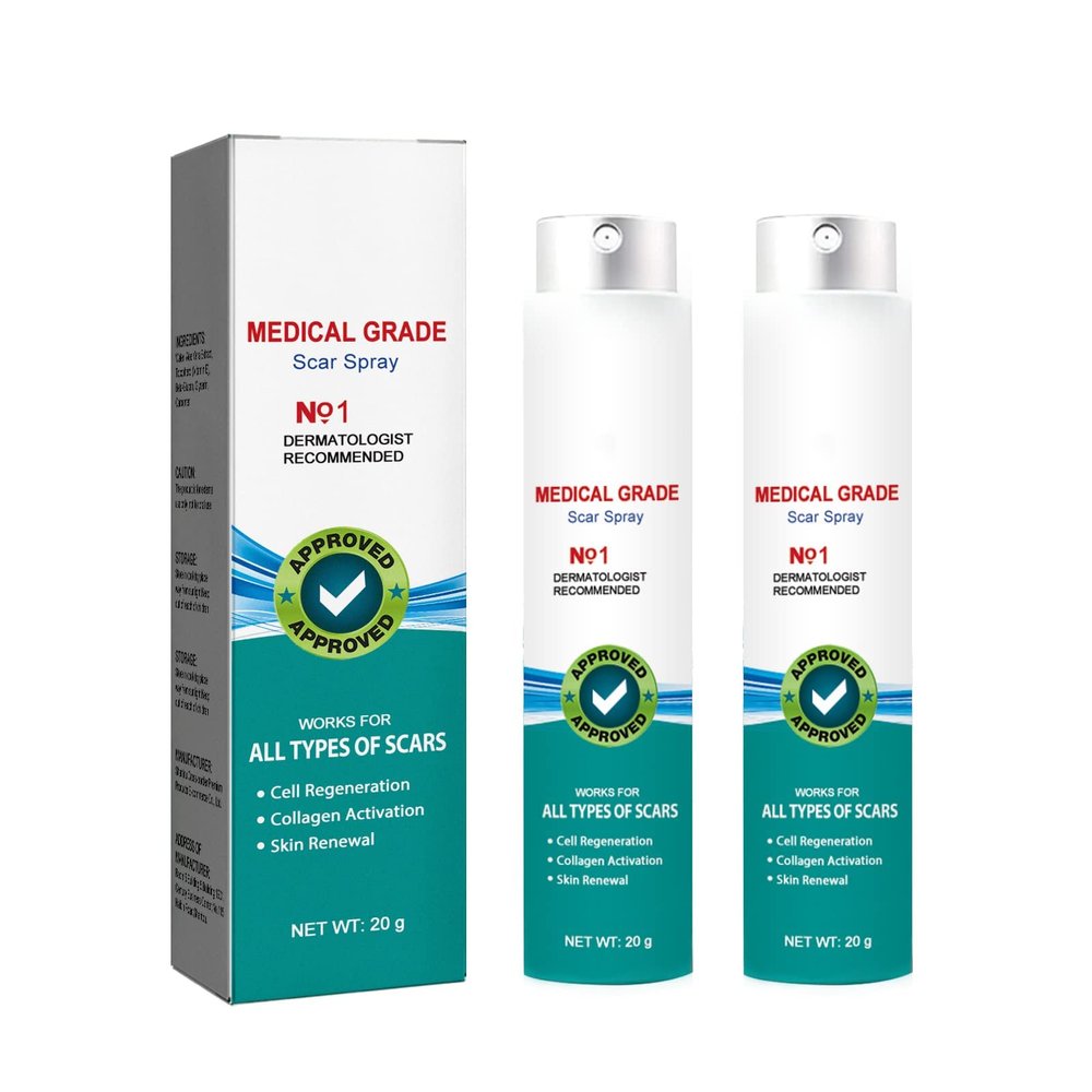 DUBUSH Scarremove Advanced Scar Removal Spray Facial Acne Scar Spray Removes Old and New Scars in Just 2 Weeks