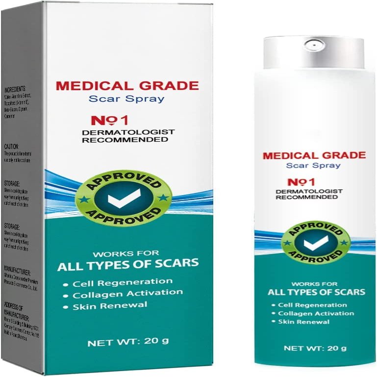 DUBUSH Scarremove Advanced Scar Removal Spray Facial Acne Scar Spray Removes Old and New Scars in Just 2 Weeks
