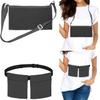 2 Pack Adjustable Mastectomy Drain Holder Drainage Pouch with Shower Bag for Breast Surgery Mastectomy Breast Reduction Augmentation Post-Surgery Recovery Support,C view 1