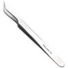 LLBA Lash Tweezer Professional Volume False Lash Application Tool | Multi Shapes & Purposes Tweezers | Non-Slip Grip Tweezers for Volume, Isolation & Classic Lashes (Silver, Fan-lash-tic Volume) view 1