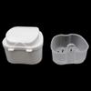 Sanfly Denture Case Plastic False Teeth Bath Box Retainer Orthodontic Cleaning Storage Container Holder with Filter view 3