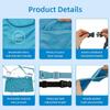 2 Pack Adjustable Mastectomy Drain Holder Drainage Pouch with Shower Bag for Breast Surgery Mastectomy Breast Reduction Augmentation Post-Surgery Recovery Support,A view 3