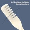 Nose Hair Knife, Double Sided Manual Nose Hair Knife 360 Rotatable Cleaning Nose Hair Trimmer Washable Portable Nose Hair Removal Tools Manual Nostril Cleaning Kit for Women Men (1pc) view 3
