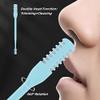 Nose Hair Knife, Double Sided Manual Nose Hair Knife 360 Rotatable Cleaning Nose Hair Trimmer Washable Portable Nose Hair Removal Tools Manual Nostril Cleaning Kit for Women Men (1pc) view 4