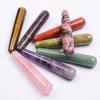 1pcs Rose Quartz Yoni Wand Natural White Crystal Wand Obsidian Yoni Stick Natural Stone,Green Aventurine view 1