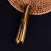 1pcs Rose Quartz Yoni Wand Natural White Crystal Wand Obsidian Yoni Stick Natural Stone,Tiger Eye view 2