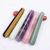 1pcs Rose Quartz Yoni Wand Natural White Crystal Wand Obsidian Yoni Stick Natural Stone,Tiger Eye view 3