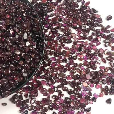 100g Natural Garnet Quartz Crystal Polished Stone Rock Gravel E04 Natural Stones and Minerals