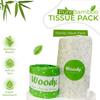 40 Bamboo Toilet Rolls  3-Ply Soft & Strong, 300 Sheets Each, Eco-Friendly, Biodegradable, Plastic-Free Toilet Paper + 4Free Kitchen Rolls view 2