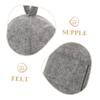 PLAFOPE 2pcs Women Sauna Bathing Hat Felt Shower Cap for Hair Protection in Bathroom Steam Sauna view 4