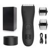 XIDIT Men's Body Hair Trimmer for Men Balls Women Lady Shaver Hair Removal Bikini Trimmer Groin & Body Shaver Arm Beard view 1