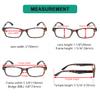 Eyekepper 5-pack Spring Hinges Plastic Reading Glasses Sunshine Readers view 3