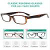 Eyekepper 5-pack Spring Hinges Plastic Reading Glasses Sunshine Readers view 4