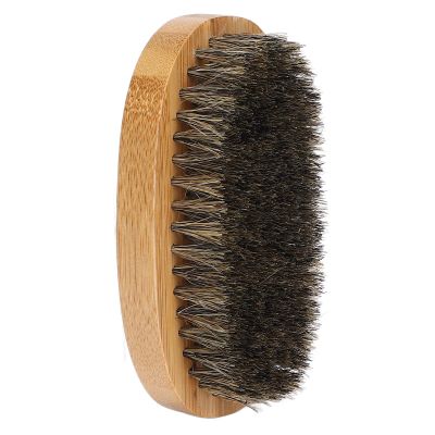 Wnvivi Beard Care Brush,Beard Styling Combs for Men,Pocket Soft Bristle Beard Brush,Beard Hair Brush Grooming Tools with Wooden Handle