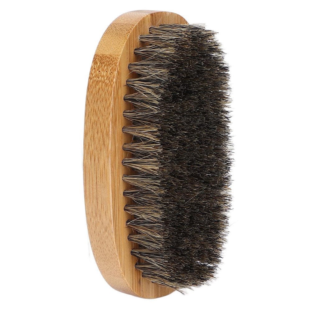 Wnvivi Beard Care Brush,Beard Styling Combs for Men,Pocket Soft Bristle Beard Brush,Beard Hair Brush Grooming Tools with Wooden Handle