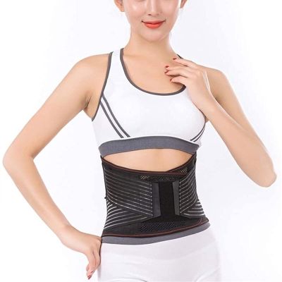 NEWCES Back Brace Slimming Waistband Lumbar Support-Back Brace for Lifting Back Pain Sciatica Scoliosis Herniated Disc Lower Waist Support Support (Color : Man, Size : XL.)