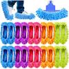 SXJART 2 Pairs Mop Slippers, Mop Socks for Floor Cleaning, Microfiber Shoe Covers for Cleaning Slippers view 1