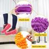 SXJART 2 Pairs Mop Slippers, Mop Socks for Floor Cleaning, Microfiber Shoe Covers for Cleaning Slippers view 3
