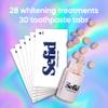 Sefid Smile Teeth Whitening Kit + LED  56 Strips, 28 Whitening Treatments  30 Toothpaste Tablets  Sensitivity Free  Enamel Safe  Rapid White Results  Professional Stain Removal for Home Use view 4