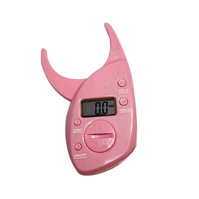 Tofficu Digital Body Fat Caliper Fat Tester Accurate Measurement Tool for Women Men Fitness Use Pink Tools for Women