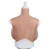 CRODRES Silicone Breastplate Huge S Cup/Z Cup Crossdressing Breast Forms Fake Boobs for Drag Queen Transgender Cosplay,Ivory,Z Cup view 3