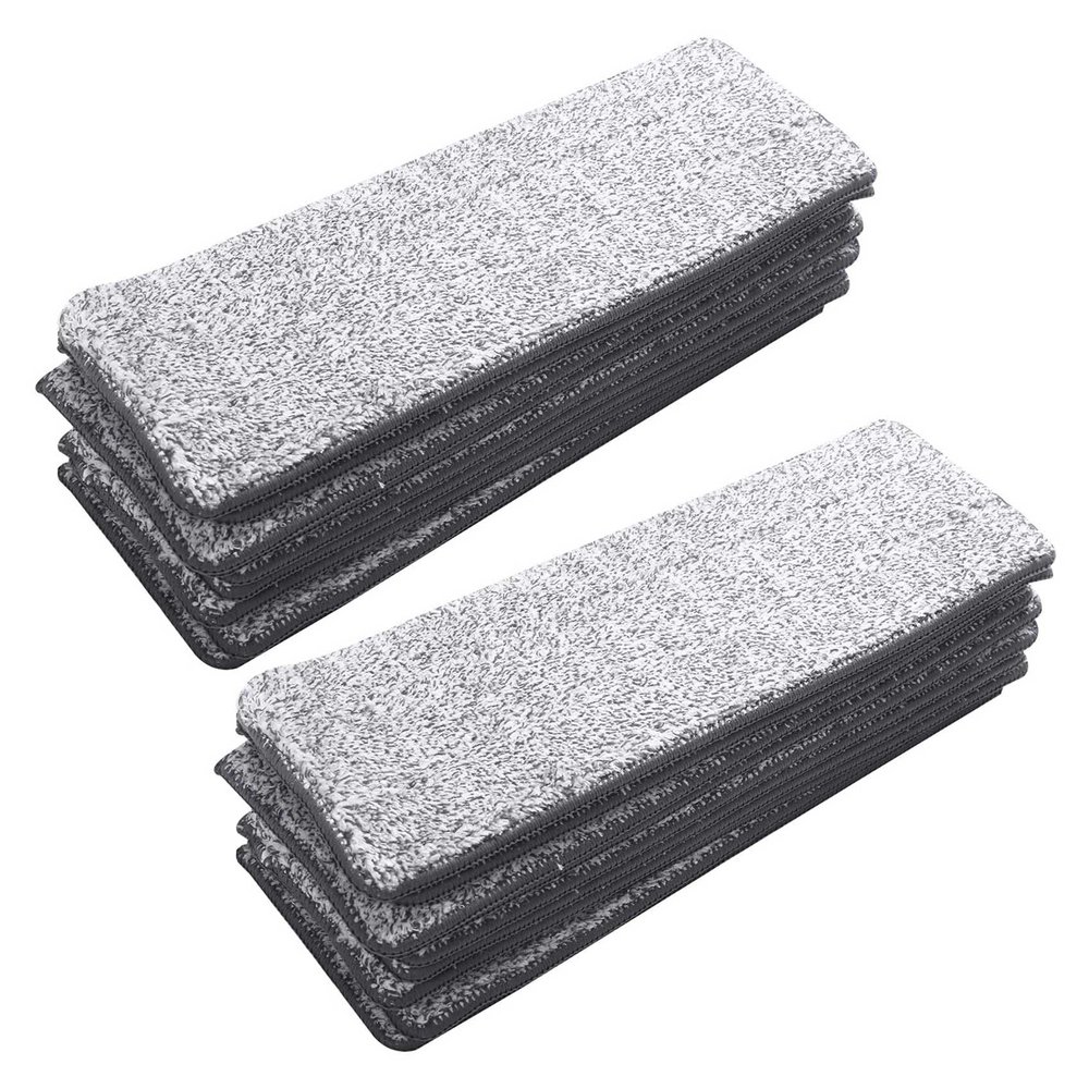 Zunedhys 20PCS Microfiber Mop Pads House Kitchen Floor Cleaning Flat Mop Cloth Home Bathroom Mops Floor Cleaning Tools L