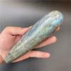 18cm Large Length and Width Natural Pink Quartz Crystal Stick Wand Yoni Wand Goddess Wand for Women,18cm view 1
