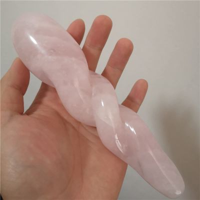 18cm Natural Black Obsidian Yoni Wands BodyWand Stick Exercise Toys Crafts Birthday Gift,18cm Rose Quartz