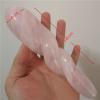 18cm Natural Black Obsidian Yoni Wands BodyWand Stick Exercise Toys Crafts Birthday Gift,18cm Rose Quartz view 3