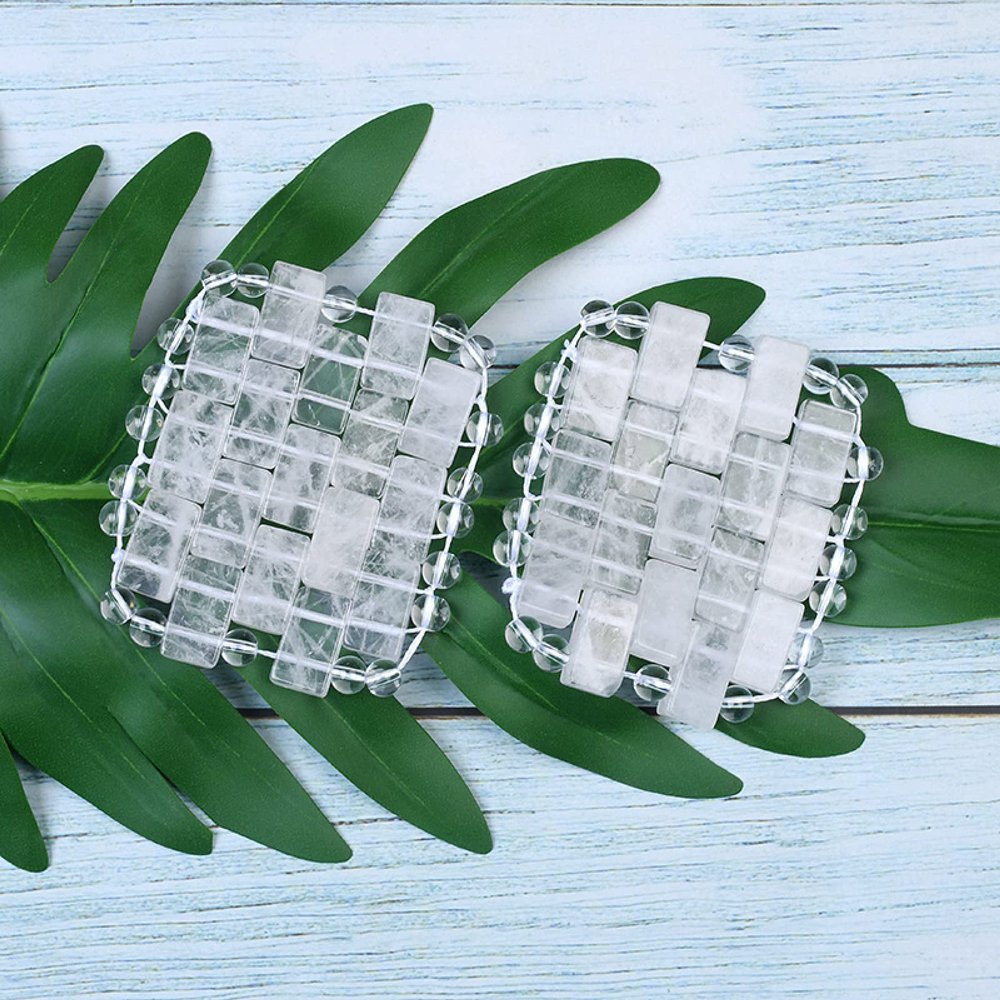 100% Natural Jade Sleeping Mask Jade Mask Compress Eye Mask Facial,White